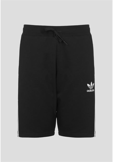 Adicolor sporty black shorts for boys and girls ADIDAS ORIGINALS | H32342.